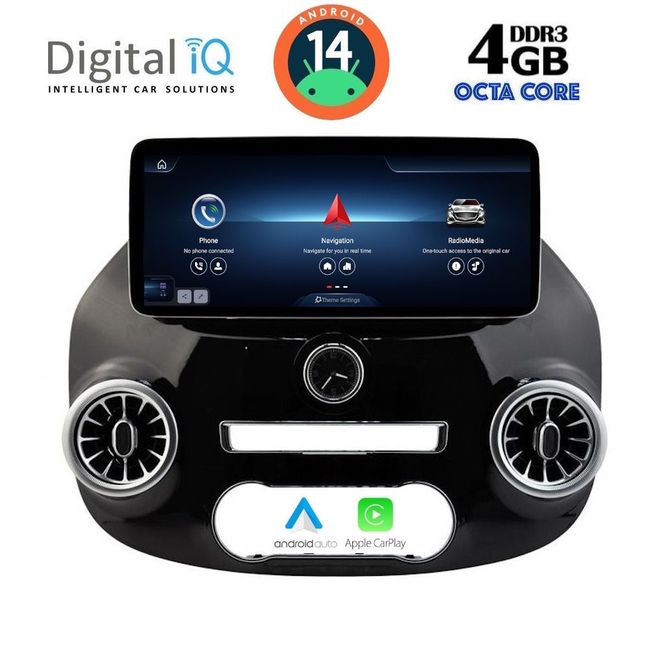 DIGITAL IQ TOP 16994_CPA (12.3inc) MULTIMEDIA SYSTEM for MERCEDES VITO - VIANO mod. 2015>