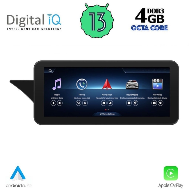 DIGITAL IQ TOP 15995_CPA (10.25inc) (NTG 4) MULTIMEDIA SYSTEM for MERCEDES GLK (X204) mod. 2009-2012