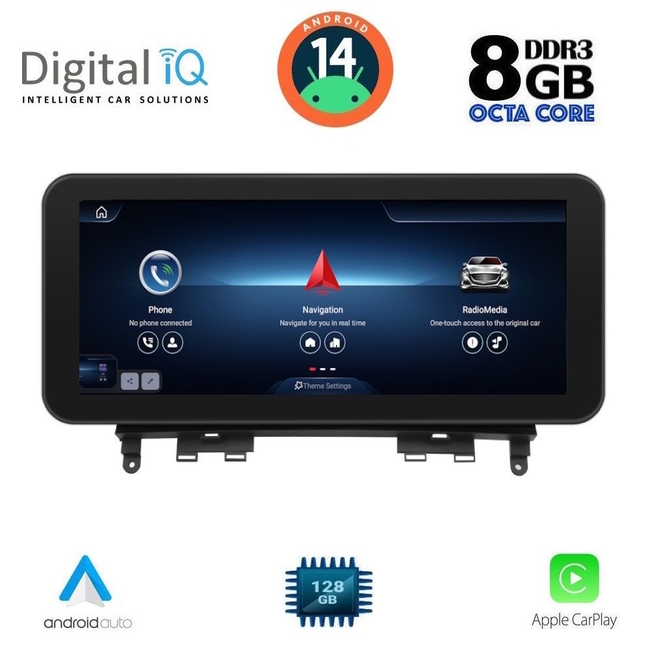 DIGITAL IQ TOP 18986_CPA (10.25'') MULTIMEDIA SYSTEM for MERCEDES C - CLC - GLC mod. 2014-2019 (NTG 5)