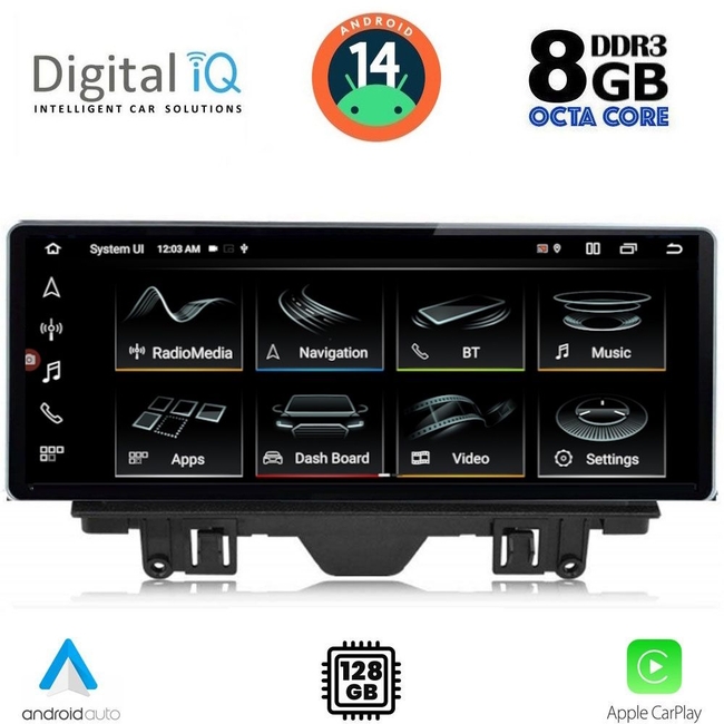 DIGITAL IQ TOP 17923_CPA (12.3inc) MULTIMEDIA SYSTEM for AUDI Q3 mod. 2011-2019