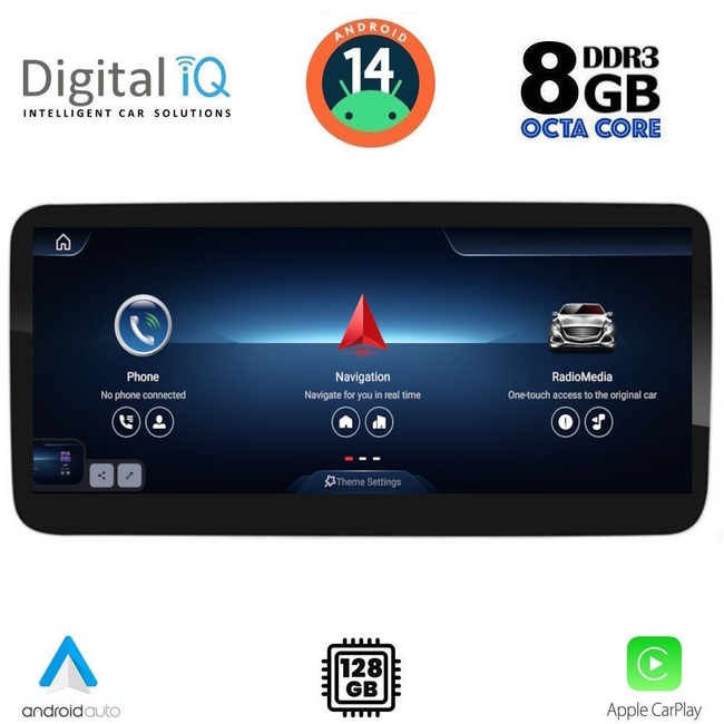 DIGITAL IQ TOP 19981_CPA (12.3'') MULTIMEDIA SYSTEM for MERCEDES A – CLA – GLA mod. 2015-2019 (NTG 5)