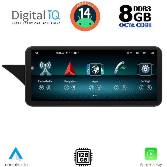 DIGITAL IQ TOP 17991_CPA (12.3inc) (NTG 4) MULTIMEDIA SYSTEM for MERCEDES E (W212) mod. 2009-2012
