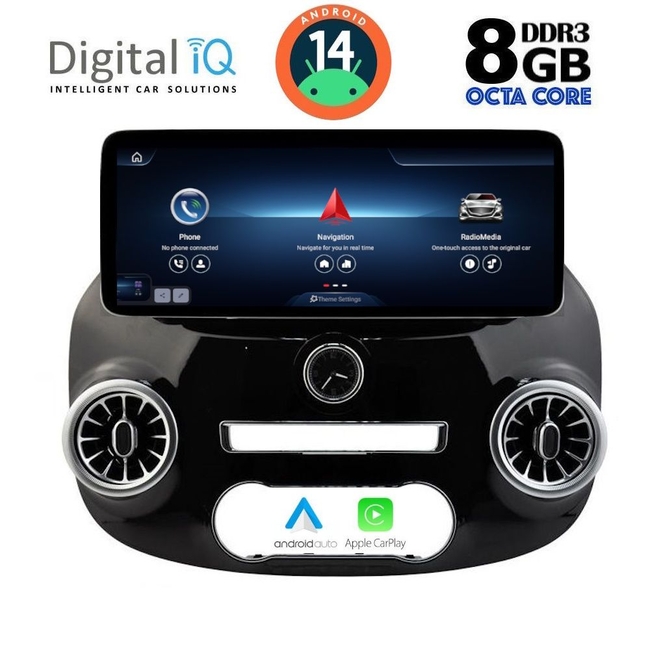 DIGITAL IQ TOP 19994_CPA (12.3inc) MULTIMEDIA SYSTEM for MERCEDES VITO - VIANO mod. 2015>