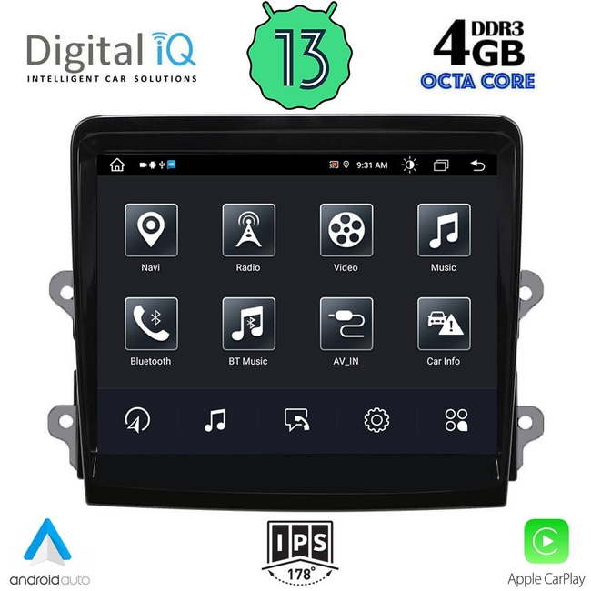 DIGITAL IQ TOP 637_CPA (8.4inc) (PCM 4) MULTIMEDIA SYSTEM for PORSCHE BOXSTER - CAYMAN - 911 mod. 2016-2017