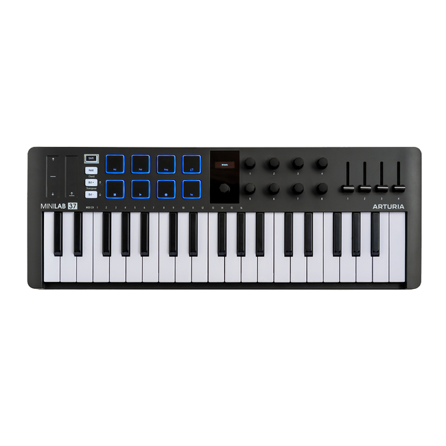 Arturia MiniLab 37 MK3 Black - MIDI Keyboard Controller 37 Πλήκτρων