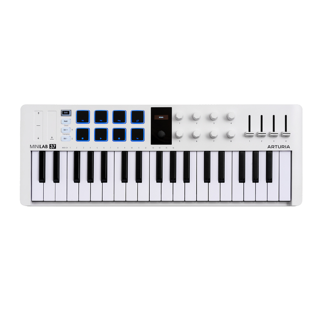 Arturia MiniLab 37 MK3 White - MIDI Keyboard Controller 37 Πλήκτρων