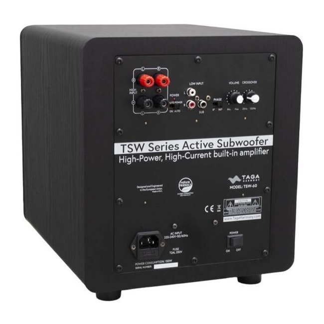 Taga Harmony TSW-60 - 8inch - Black