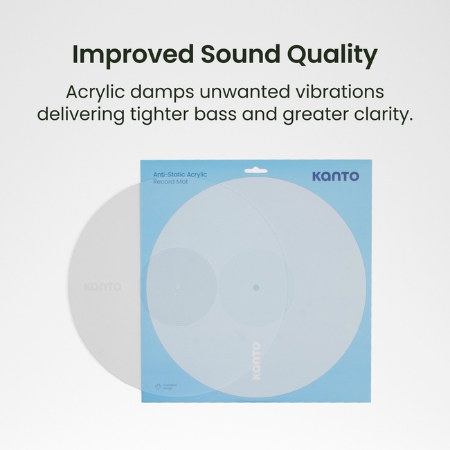 Kanto Audio TT-AM - Ακρυλικό Αντιστατικό Ματ Πικάπ