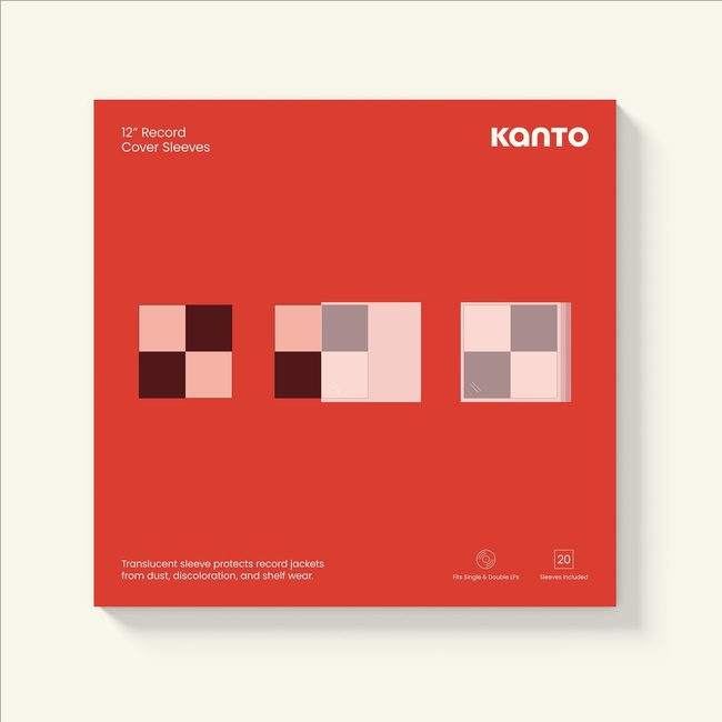 Kanto Audio TT-CS20 - Εξωτερικές Θήκες Δίσκων Βινυλίου 12'' (Σετ 20 Τμχ)