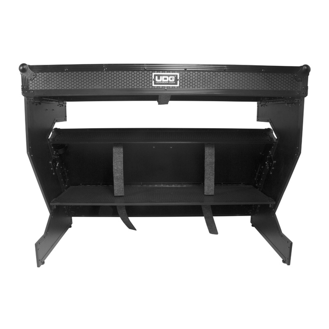 UDG Ultimate Flight Case Portable Z-Style DJ Table Black Plus (Wheels) U91072BL