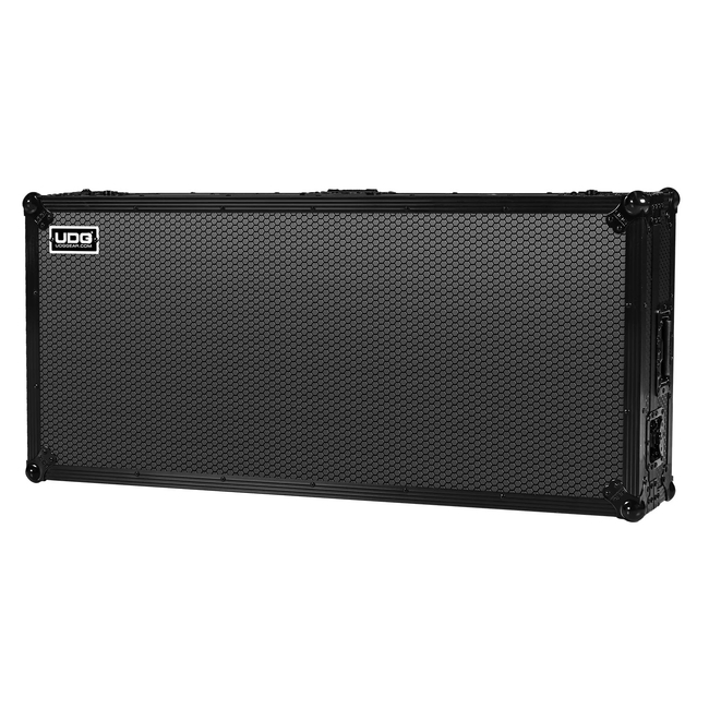 U91111BL Ultimate Flight Case Set AlphaTheta CDJ-3000X/DJM-A9 Black Plus (Laptop Shelf + Wheels) - (8720908562043)