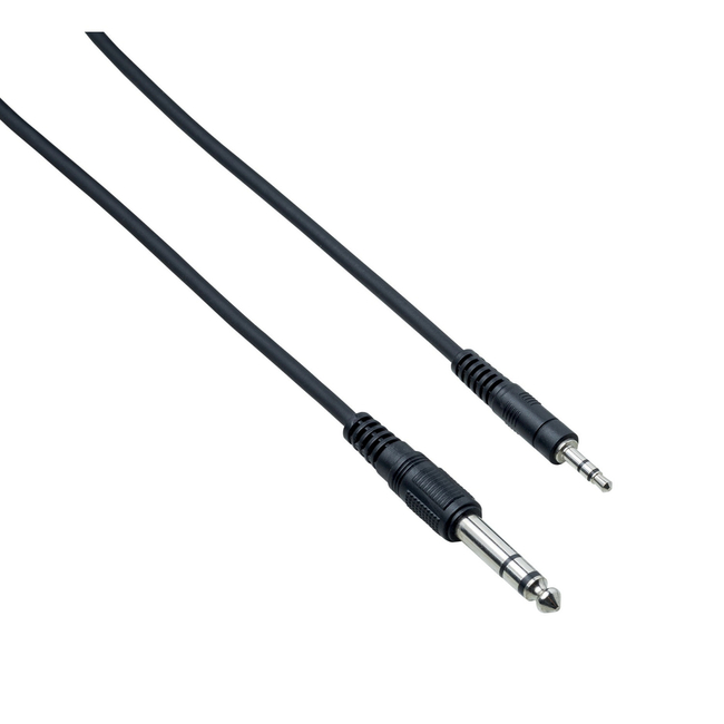Bespeco ULE300 Καλώδιο 6,3 Stereo Jack/3,5 Stereo Jack 3m