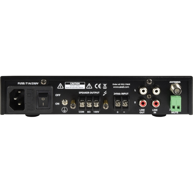 Adastra UM60 100V/8Ω - USB/SD/FM & Bluetooth 60W