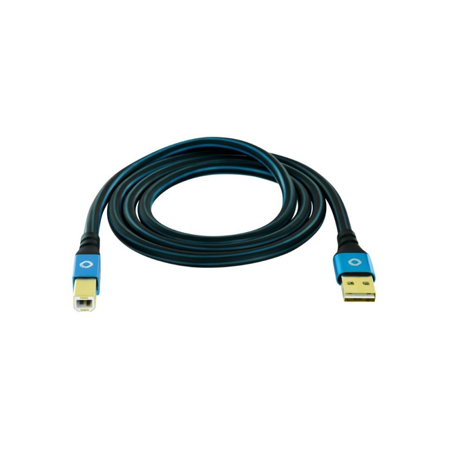 Oehlbach USB Plus B  Καλώδιο USB 2.0 Type A σε Type B 1m Blue (Τεμάχιο)