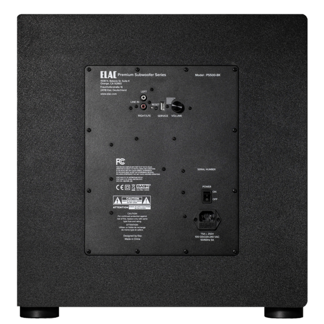 Elac Varro PS500-BK 15" - Black
