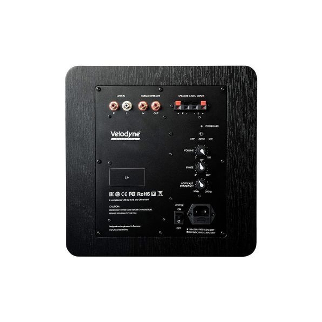 Velodyne Acoustics Deep Blue 10 Subwoofer 10'' 300W RMS Black