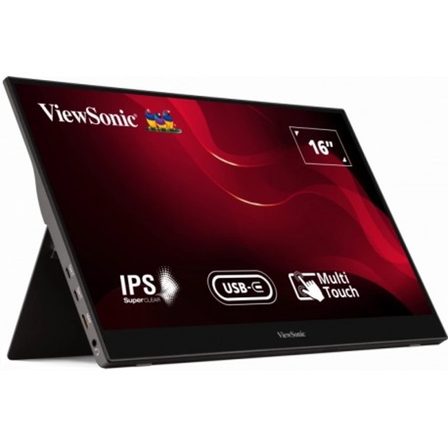 Viewsonic TD1655 touch monitor 16'' USB TYPE C