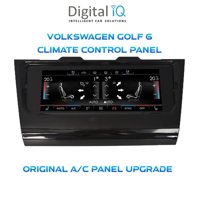 DIGITAL IQ CCP 746_CP (6.9") (PQ) VW GOLF 6 mod. 2008-2013 CLIMATE CONTROL PANEL