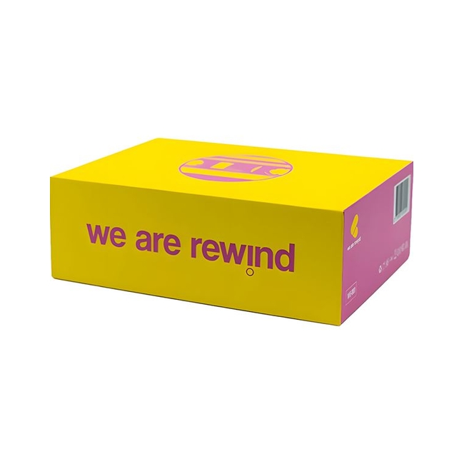 WE ARE REWIND Edith ασύρματο φορητό κασετόφωνο Bluetooth ροζ