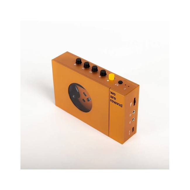WE ARE REWIND Serge Φορητό Kασετόφωνο Bluetooth Πορτοκαλί