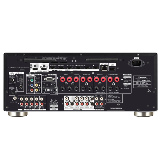 Pioneer VSX-LX505 9.2 - Silver