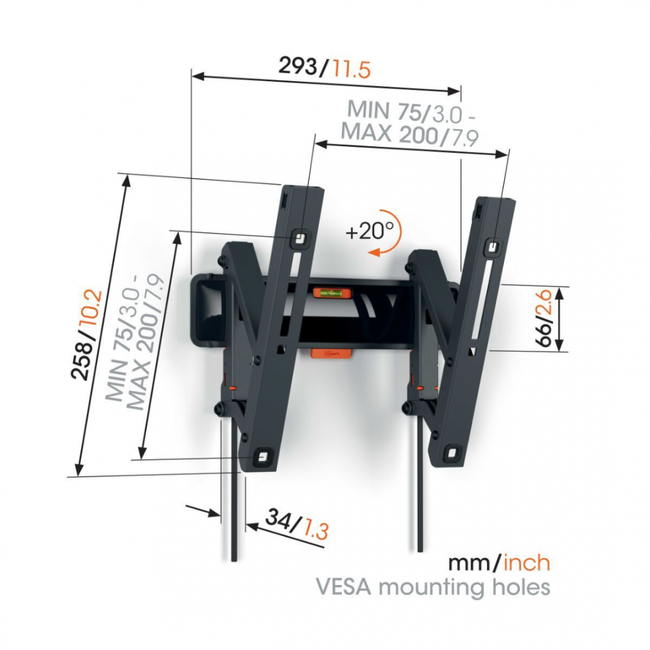Vogel's TVM 3213 - Tilt (19''- 43'') 8712285349607