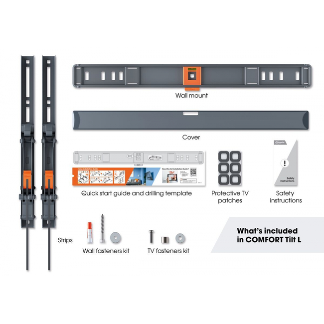 Vogel's TVM 3613 - Black - Tilt (40" - 77") 8712285350085