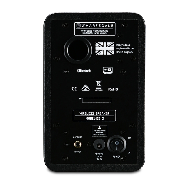 Wharfedale DS-2 Ασύρματο Αυτοενισχυόμενο Ηχείο Bluetooth White (Ζεύγος)