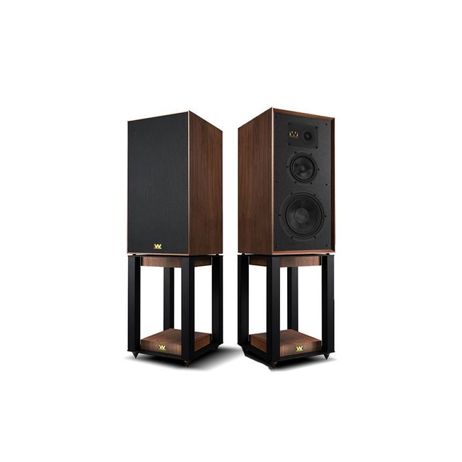 WHARFEDALE Super Linton Walnut Veneer Ηχεία με Βάσεις (Ζεύγος)