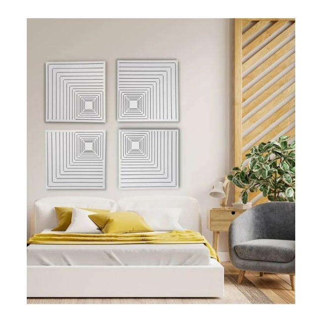 Audiodesigner Maple Pattern White Ηχοαπορροφητικά πάνελ 50x50x5 cm / 0.25 τ.μ. (Τεμάχιo)