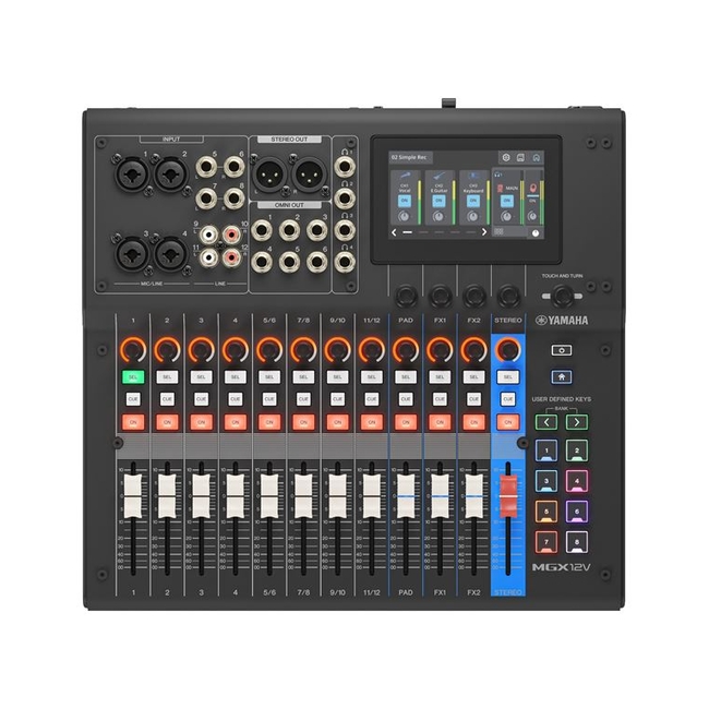 YAMAHA MGX12-V Black Ψηφιακή Κονσόλα Μίξης