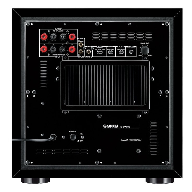 Yamaha NS-SW300 Piano Black - 10inch