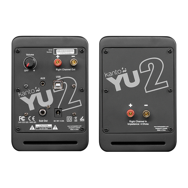 Kanto Audio YU2 Onyx Matte Black