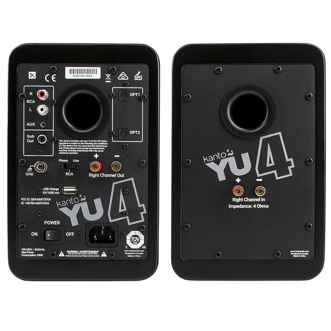 Kanto Audio YU4 Matte Black